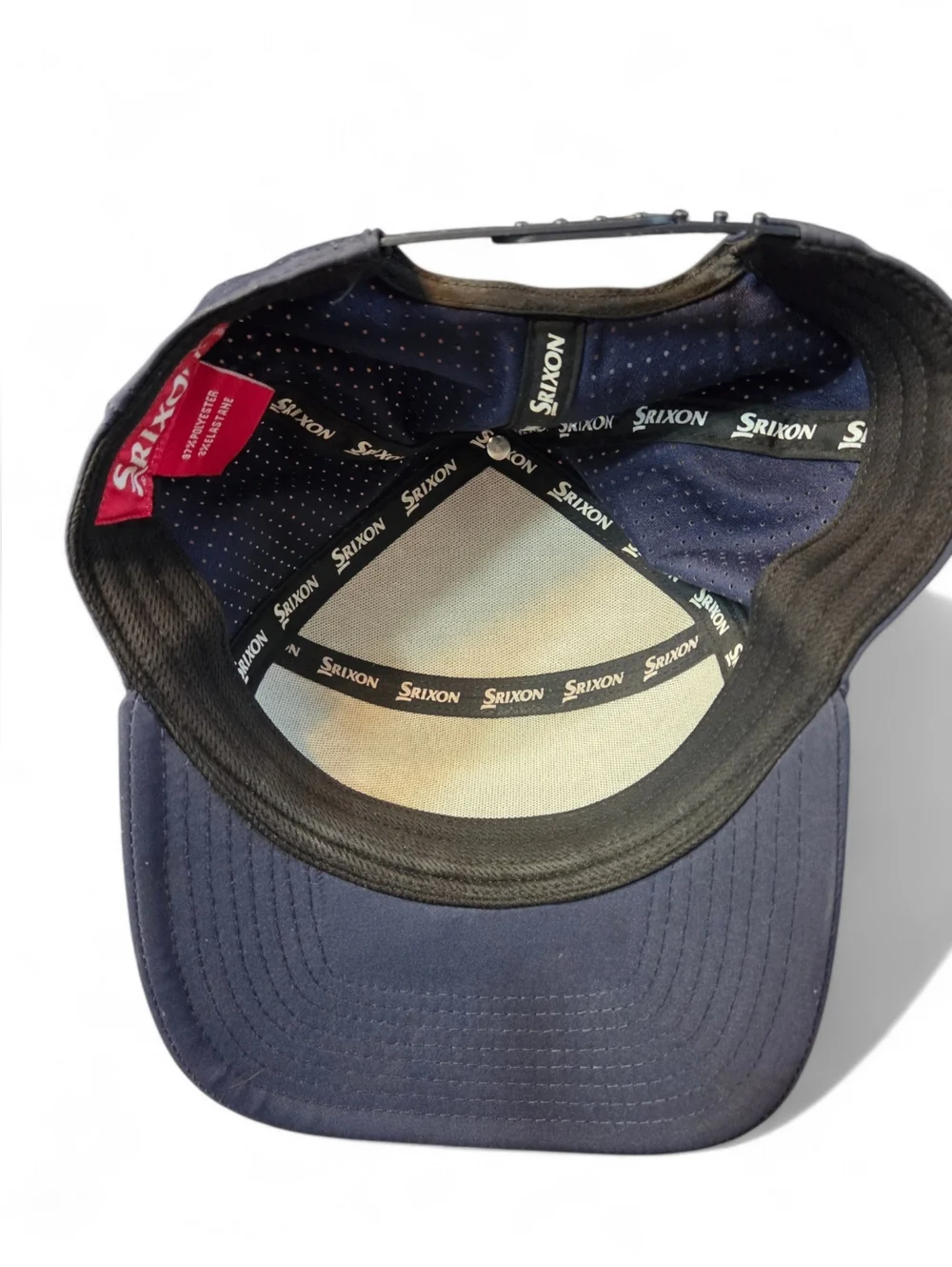 Srixon Men's Multicolor Wave Performance Cap - Navy & Orange - Picture 7 of 7